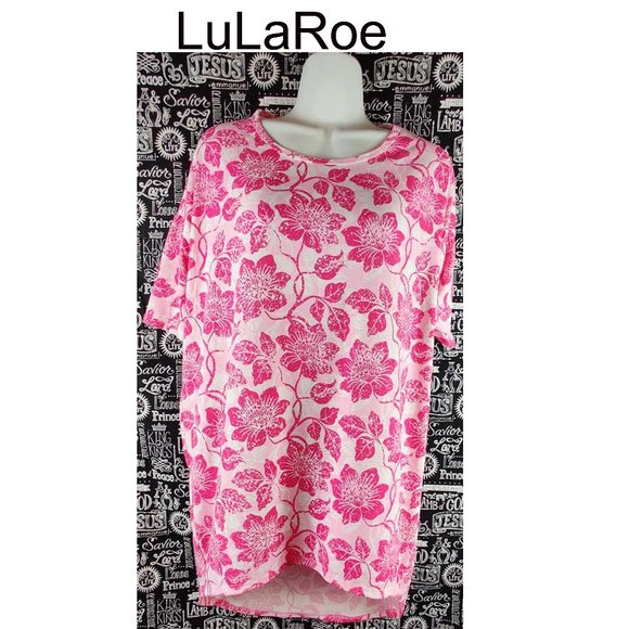 LuLaRoe Tops - LuLaRoe Hibiscus Top Irma Sz XXS NWT